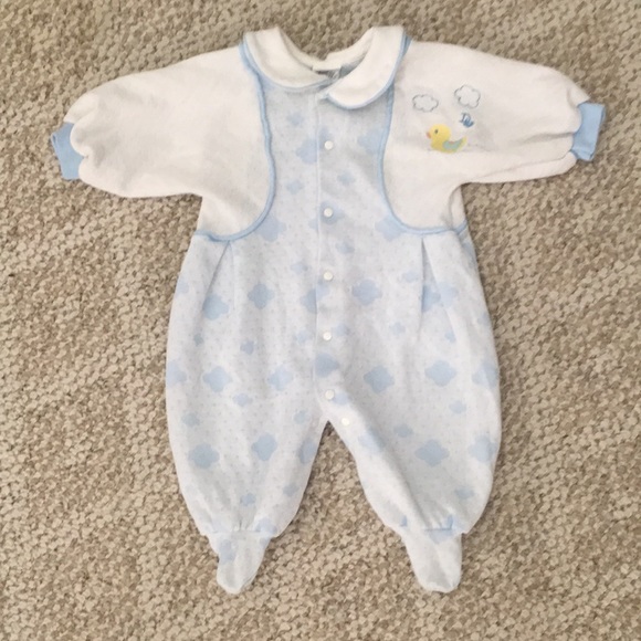 Vintage Baby Dior Layette Blue 